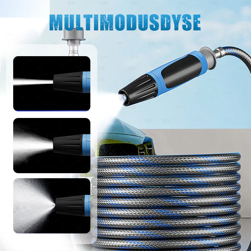 🎉Nieuwjaars Cadeau 50% KORTING!🚗Multifunctionele Hogedruk Spuitpistool Slangset: Krachtige Reiniging + Meerdere Sproeimodi – Perfect Voor Auto's & Tuin! - Image 4