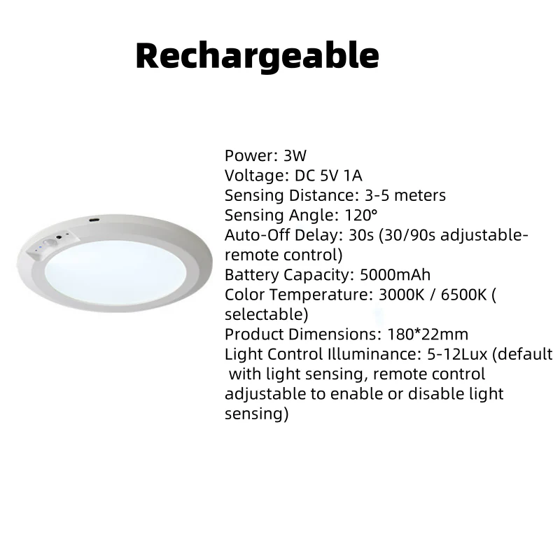 🌞Fris De Lente In Met 50% Korting!💡Magnetische Bewegingssensor Plafondlamp – Geen Boren, Geen Gedoe, Slimme Verlichting! - Image 11