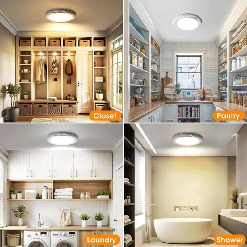 🌞Fris De Lente In Met 50% Korting!💡Magnetische Bewegingssensor Plafondlamp – Geen Boren, Geen Gedoe, Slimme Verlichting! - Image 5