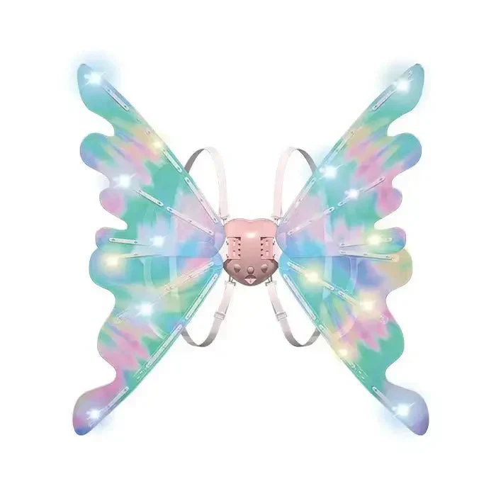 🦋✨ Kinder Elektrische Vlinder Feeënvleugels – Flapperend LED Licht, Gradiënt Ontwerp & Comfortabel Voor Verkleedfeestjes! 👧 - Image 12