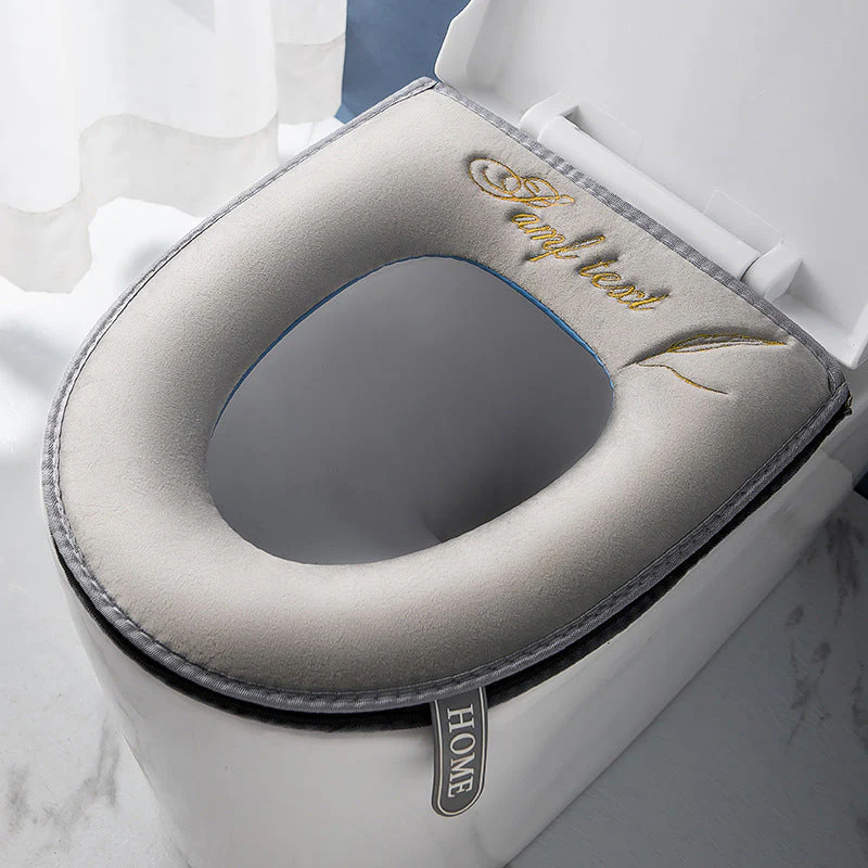 🌞Fris De Lente In Met 50% Korting!🧷 Borduurpatroon Toiletzittingkussen – PU Waterdichte Achterkant | Warm, Antislip & Eenvoudig Schoon te Maken! - Image 7
