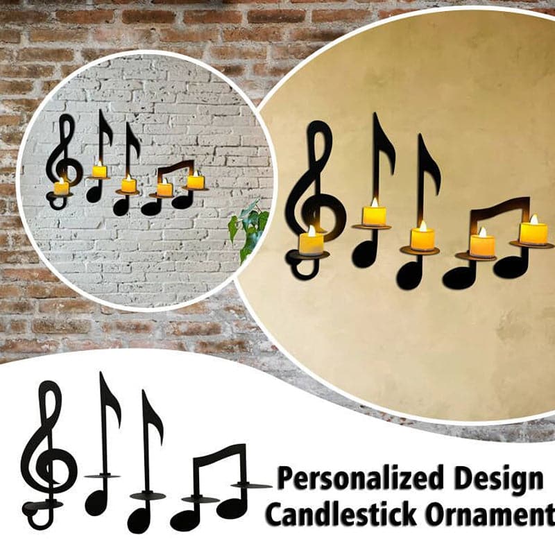 ✨ Netherlshop™ Muzieknoot Wandkandelaar – Unieke Wanddecoratie, Warme Ambiance & Muzikale Stijl (Breng Emotie & Stijl in Huis!) - Image 10