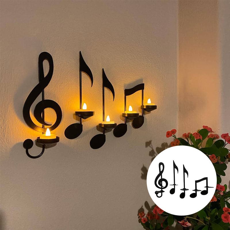 ✨ Netherlshop™ Muzieknoot Wandkandelaar – Unieke Wanddecoratie, Warme Ambiance & Muzikale Stijl (Breng Emotie & Stijl in Huis!) - Image 12