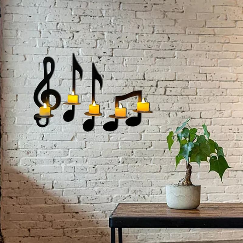 ✨ Netherlshop™ Muzieknoot Wandkandelaar – Unieke Wanddecoratie, Warme Ambiance & Muzikale Stijl (Breng Emotie & Stijl in Huis!) - Image 6