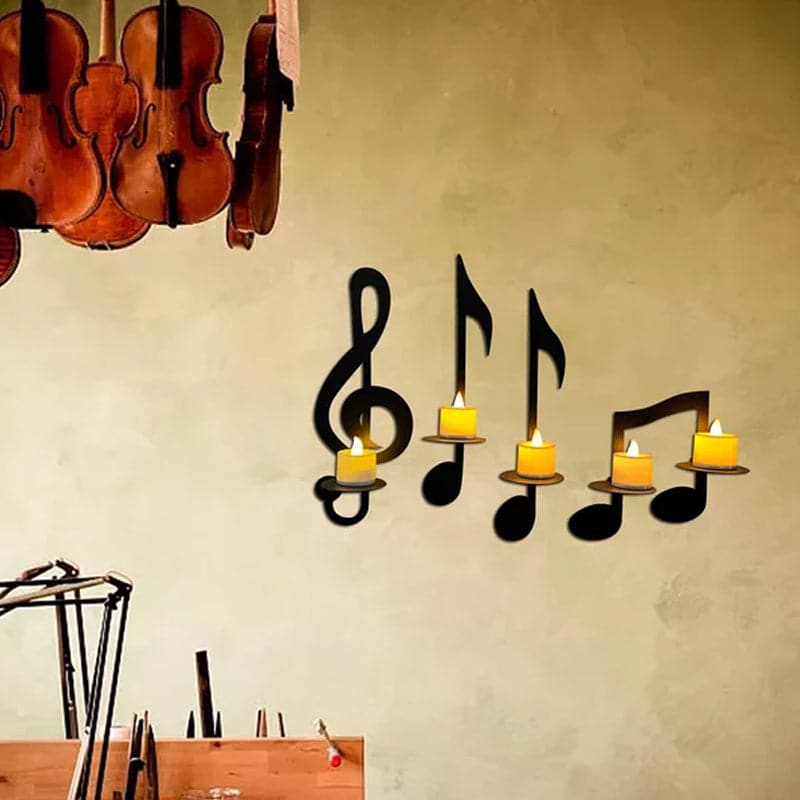 ✨ Netherlshop™ Muzieknoot Wandkandelaar – Unieke Wanddecoratie, Warme Ambiance & Muzikale Stijl (Breng Emotie & Stijl in Huis!) - Image 7