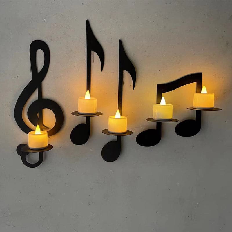 ✨ Netherlshop™ Muzieknoot Wandkandelaar – Unieke Wanddecoratie, Warme Ambiance & Muzikale Stijl (Breng Emotie & Stijl in Huis!) - Image 8