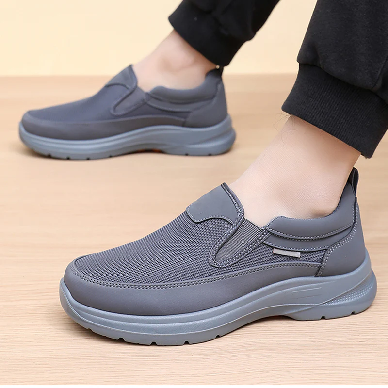 Men's Orthopedic Breathable Slip-On Sneakers - Image 4