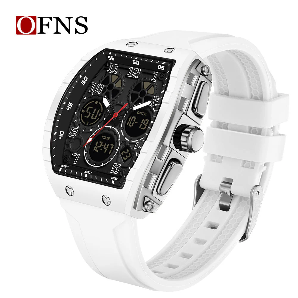🎉Nieuwjaars Cadeau 50% KORTING! ⌚ Sportief Lichtgevend Herenhorloge: Dubbele Display + 50m Waterdicht + Schokbestendig！ - Image 13