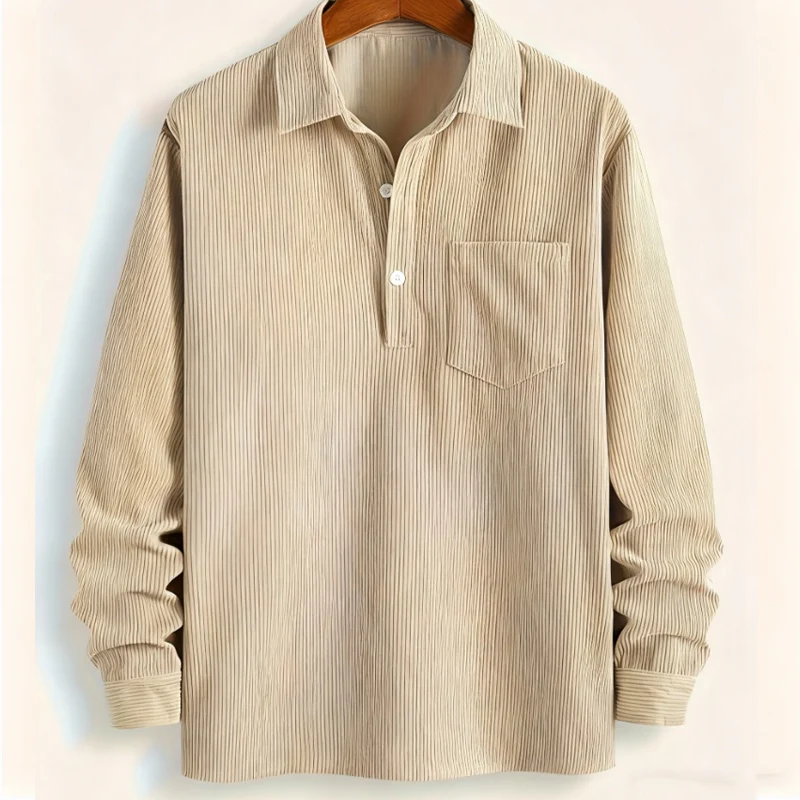 🧥 Heren Warme Corduroy Shirt Lange Mouwen – Casual Stijl, Dikkere Materiaal & Veelzijdig (Perfect voor Herfst/Winter!) - Image 13