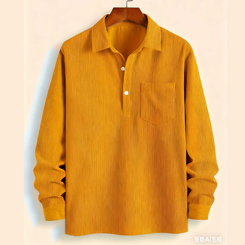 🧥 Heren Warme Corduroy Shirt Lange Mouwen – Casual Stijl, Dikkere Materiaal & Veelzijdig (Perfect voor Herfst/Winter!) - Image 15