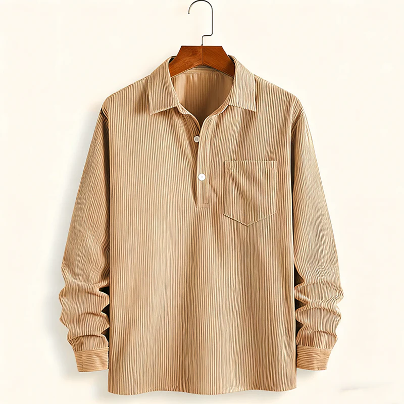 🧥 Heren Warme Corduroy Shirt Lange Mouwen – Casual Stijl, Dikkere Materiaal & Veelzijdig (Perfect voor Herfst/Winter!) - Image 16