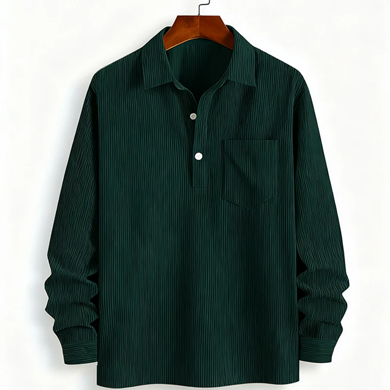 🧥 Heren Warme Corduroy Shirt Lange Mouwen – Casual Stijl, Dikkere Materiaal & Veelzijdig (Perfect voor Herfst/Winter!) - Image 17