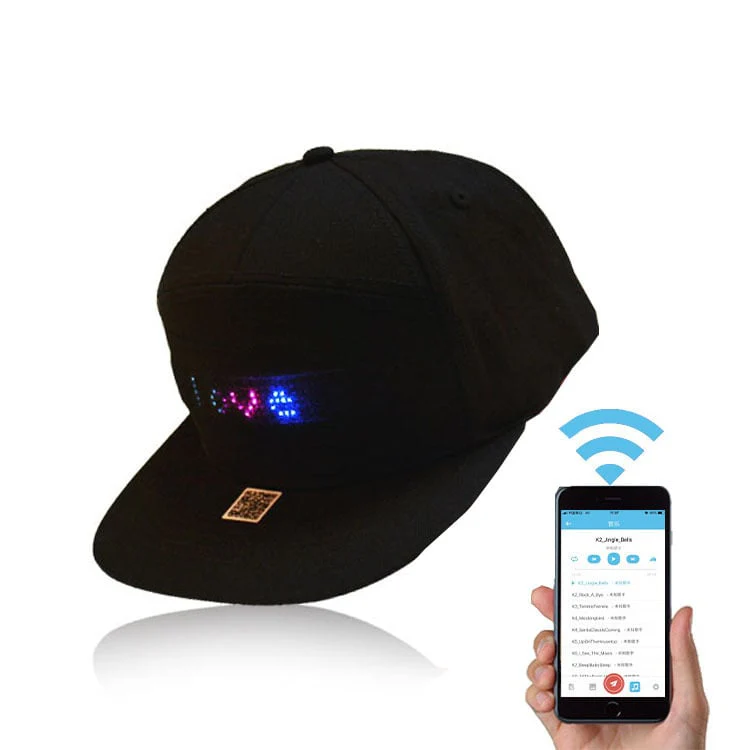 💘Valentijnsaanbieding: 50% Korting!🧢 Aanpasbare LED Boodschap Hoed – Maak Je Eigen Bericht Via App! - Image 7