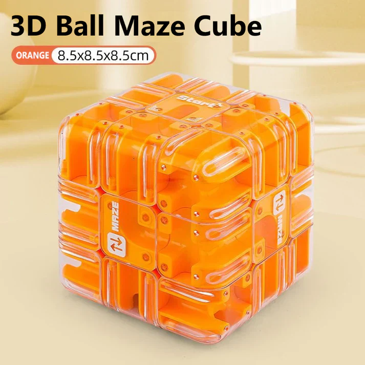 🎁🎄 Vroege Kerst Uitverkoop - 50% Korting! 🧩 Groot 3D Labyrint Puzzel Maze Cube - Super Boeiend! - Image 4