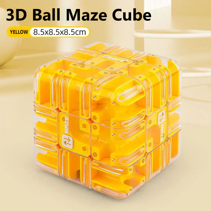 🎁🎄 Vroege Kerst Uitverkoop - 50% Korting! 🧩 Groot 3D Labyrint Puzzel Maze Cube - Super Boeiend! - Image 5