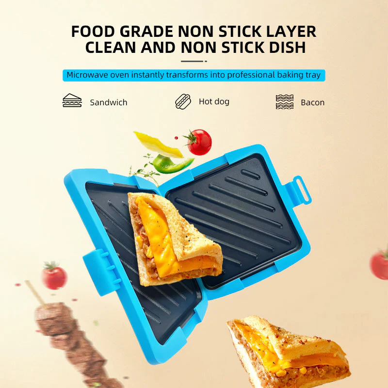 💘Valentijnsaanbieding: 50% Korting! 🥪Magnetron Sandwichmaker & Tosti-Ijzer: Multifunctioneel, Antiaanbak & Vaatwassmachinebestendig – Snelle Maaltijden In Minuten!
