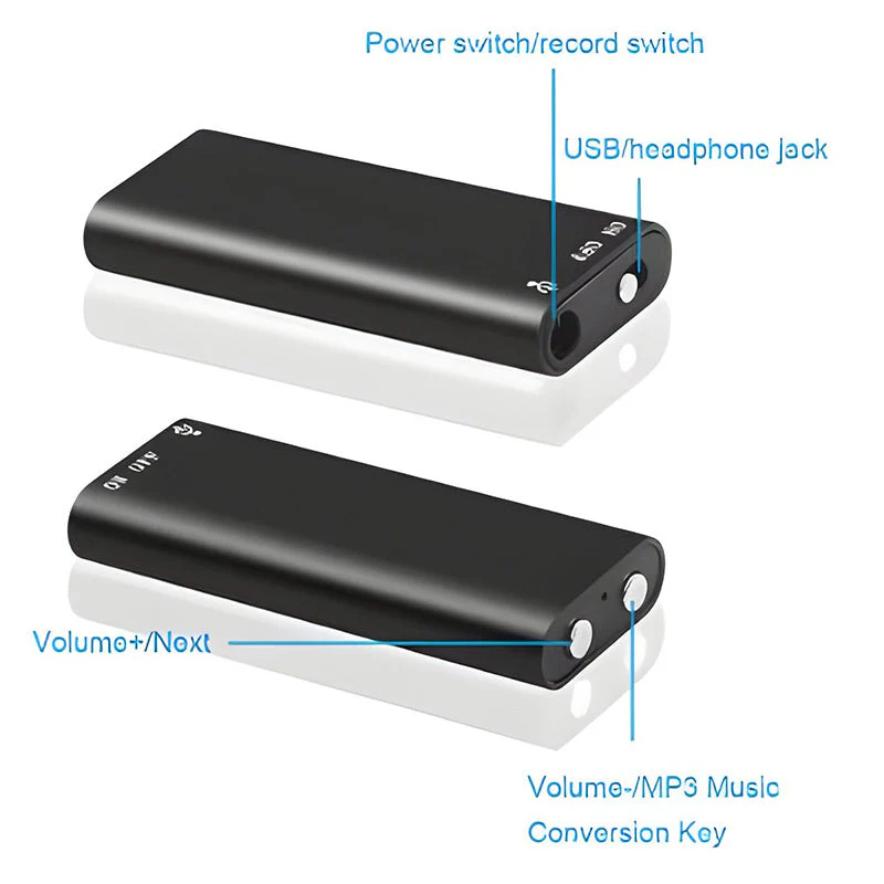 🎤 Mini HD Recorder - Discreet Elk Detail Vastleggen, Overal! - Image 8