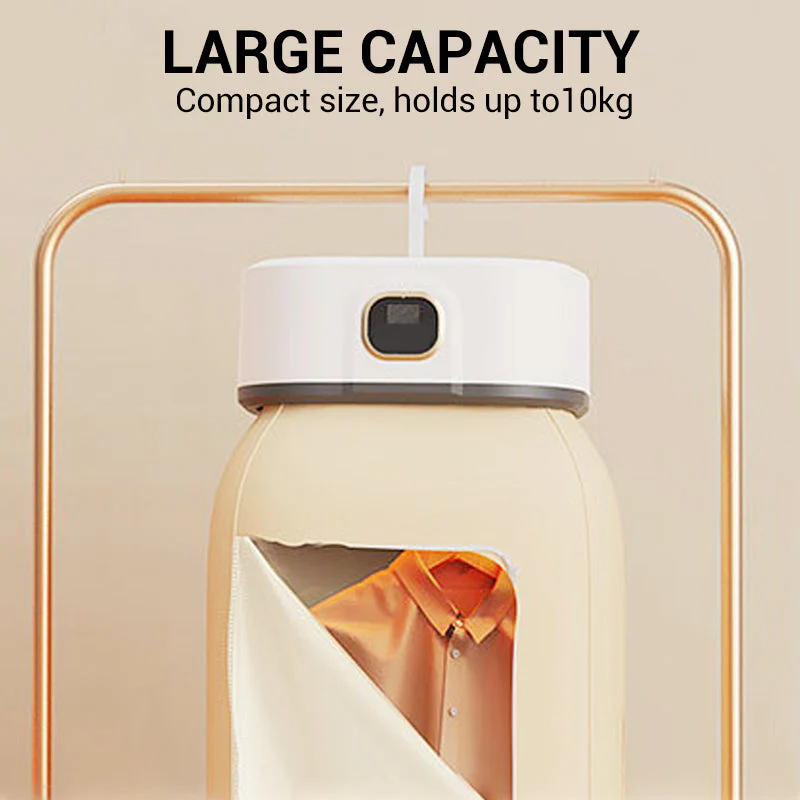 📦☀️ Draagbare Opvouwbare Mini Droger – 360° Hete Lucht Drogen, Grote Capaciteit & Reinigende Kracht(Perfect voor Reizen & Appartementen!) - Image 5