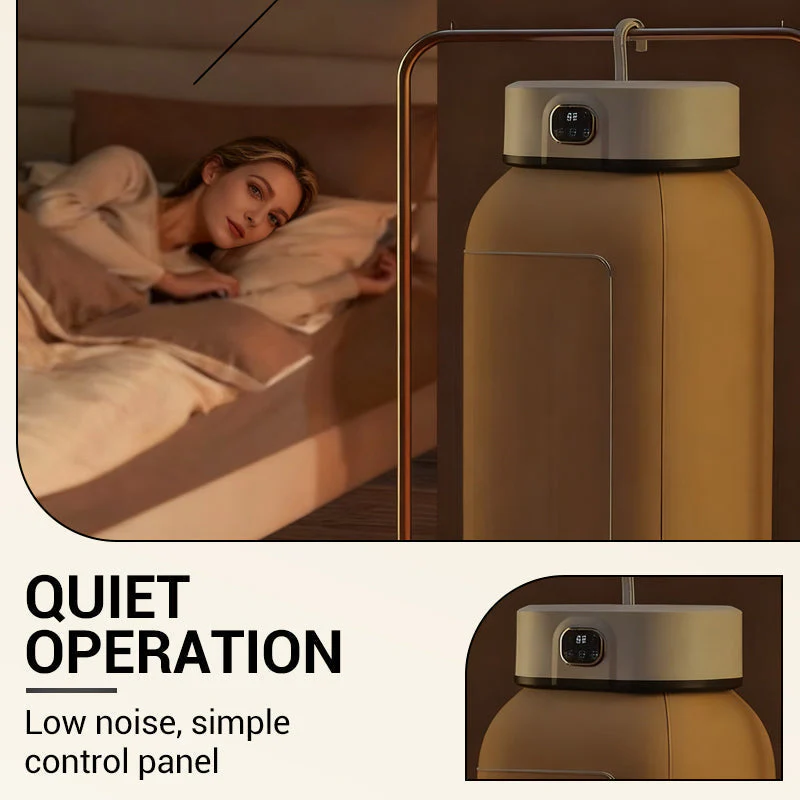📦☀️ Draagbare Opvouwbare Mini Droger – 360° Hete Lucht Drogen, Grote Capaciteit & Reinigende Kracht(Perfect voor Reizen & Appartementen!) - Image 6