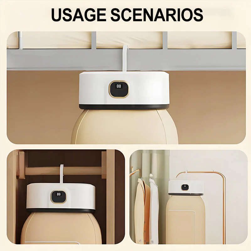 📦☀️ Draagbare Opvouwbare Mini Droger – 360° Hete Lucht Drogen, Grote Capaciteit & Reinigende Kracht(Perfect voor Reizen & Appartementen!) - Image 7