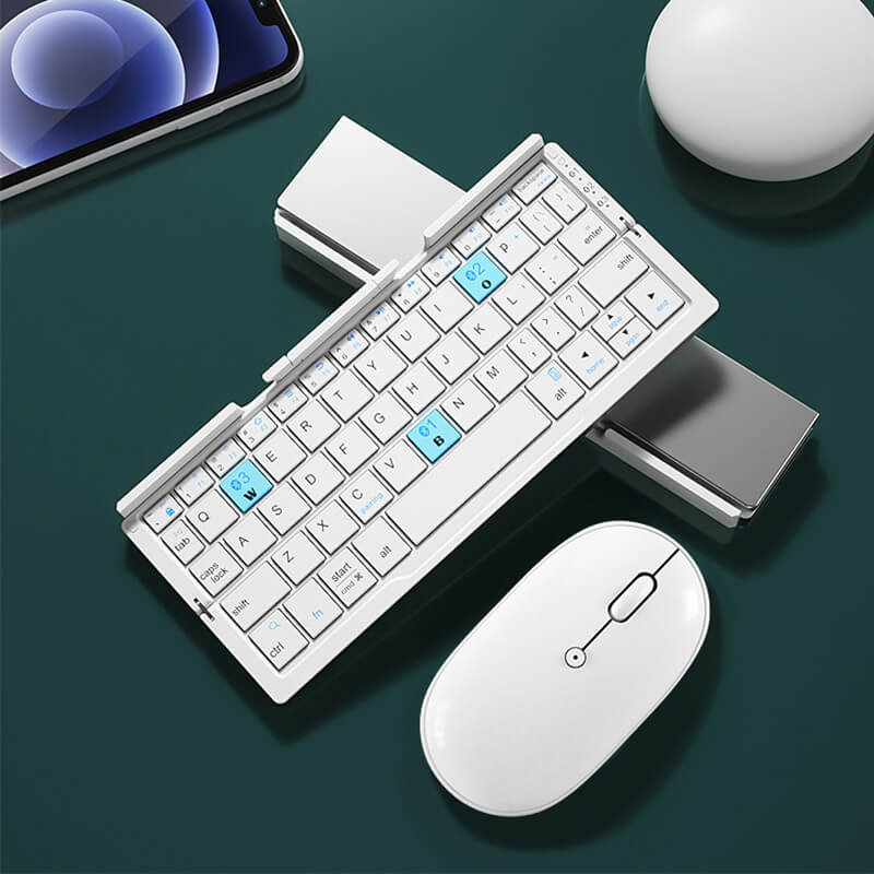 🌞Fris De Lente In Met 50% Korting!🎹 Opvouwbaar Mini Bluetooth-toetsenbord – Magnetische standaard, universeel compatibel & lange batterijduur, draagbaar voor telefoon/tablet/laptop - Image 2