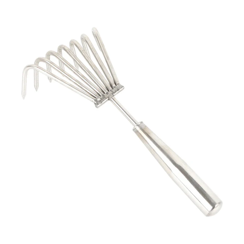 🌿🔧 Mini Handhark van Roestvrij Staal – Duurzame Constructie, Conische Scherpe Tanden & Veelzijdig voor Tuin/Strand! - Image 10