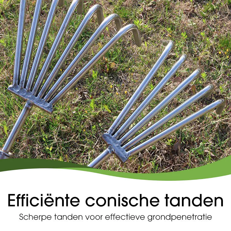 🌿🔧 Mini Handhark van Roestvrij Staal – Duurzame Constructie, Conische Scherpe Tanden & Veelzijdig voor Tuin/Strand! - Image 4