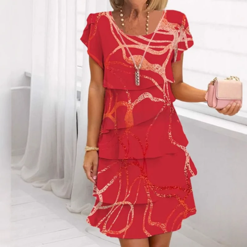 🌞Fris De Lente In Met 50% Korting!👗 Elegante Ruche-Jurk voor Dames – Lichtgewicht, Comfortabel & Stijlvol voor Elke Gelegenheid! - Image 17