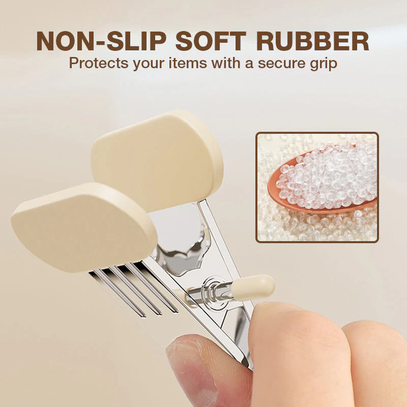 👔🧺 Multifunctionele Washaken met Clips – Sterke Klemkracht, Antislip Rubber & Duurzaam Roestvrij Staal (Veelzijdig voor Wasmachine & Opbergruimtes - Image 5