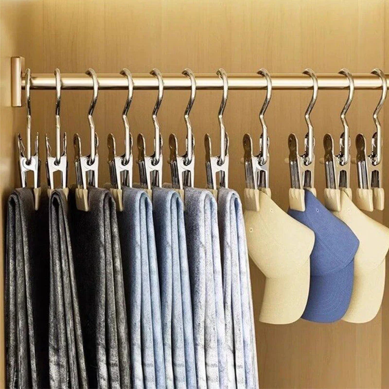 👔🧺 Multifunctionele Washaken met Clips – Sterke Klemkracht, Antislip Rubber & Duurzaam Roestvrij Staal (Veelzijdig voor Wasmachine & Opbergruimtes - Image 8