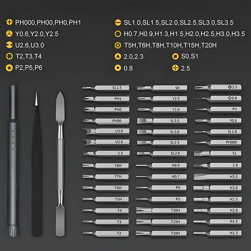 ✨ Multifunctionele Precisieschroevendraaierset – All-in-één Reparatiekit, Magnetisch Tip & Duurzame CRV Staal (Perfect voor Elektronica, Brillen & Meer!) - Image 9
