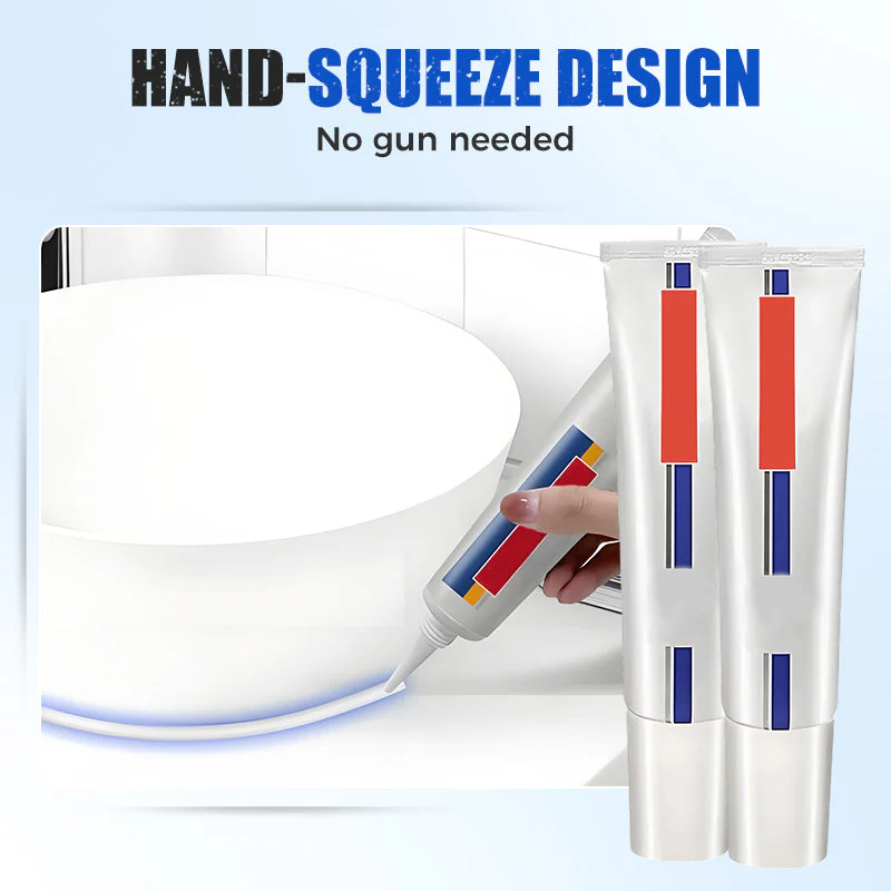 🎉Nieuwjaars Cadeau 50% KORTING!🔥Multifunctionele Handknijpsiliconenkit (Schimmelwerend + Waterdicht) – Geen Pistool Nodig: Eenvoudig Afdichten Badkamer/Keuken! - Image 7