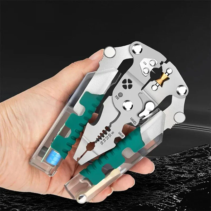 🎉Nieuwjaars Cadeau 50% KORTING!🔧Multifunctionele Opvouwbare Elektricientang (Spanningsdetectie + 10+ Functies) – Compact & Veilig Voor Elektriciens/Klussen! - Image 3