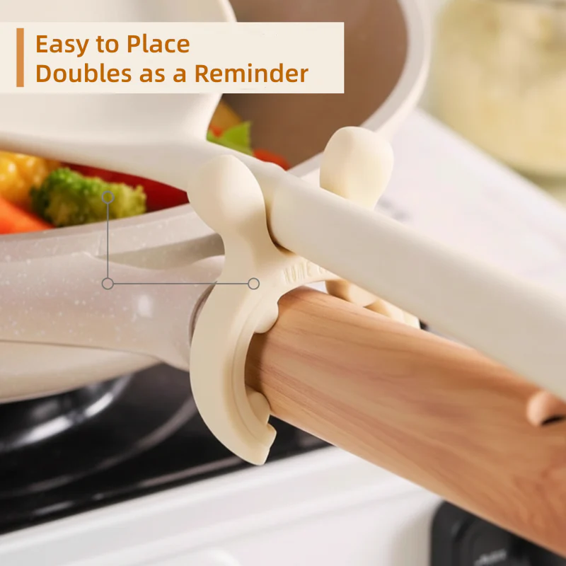 🎄Kerstdeal ALTIJD 50% KORTING!🥄 Multifunctioneel Siliconen Spatelrek voor Pannenhandvatten: Anti-Overkoken + Hittebestendig – Houd Jouw Keuken Schoon！ - Image 7