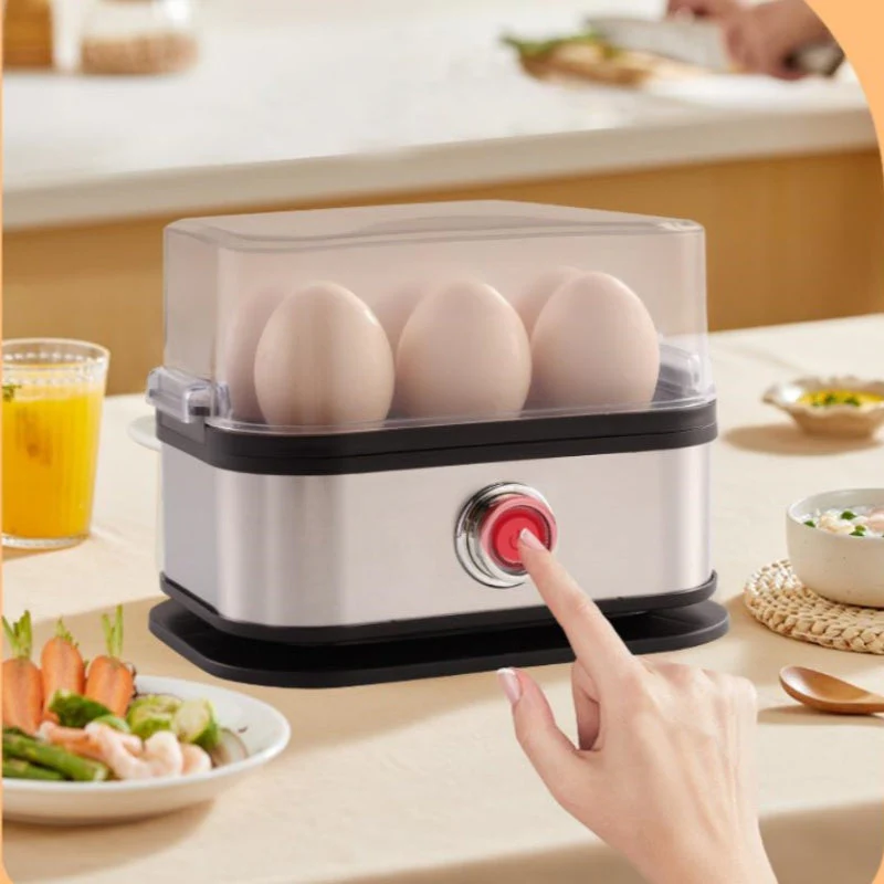 🎉Nieuwjaars Cadeau 50% KORTING!🍳Multifunctionele Stoom Eierkoker (Transparant Deksel): Snel Gelijkmatig Koken + Veilig & Compact – Gezonde Ontbijt In Minuten! - Image 3