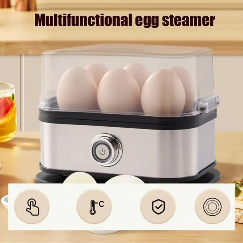🎉Nieuwjaars Cadeau 50% KORTING!🍳Multifunctionele Stoom Eierkoker (Transparant Deksel): Snel Gelijkmatig Koken + Veilig & Compact – Gezonde Ontbijt In Minuten! - Image 5