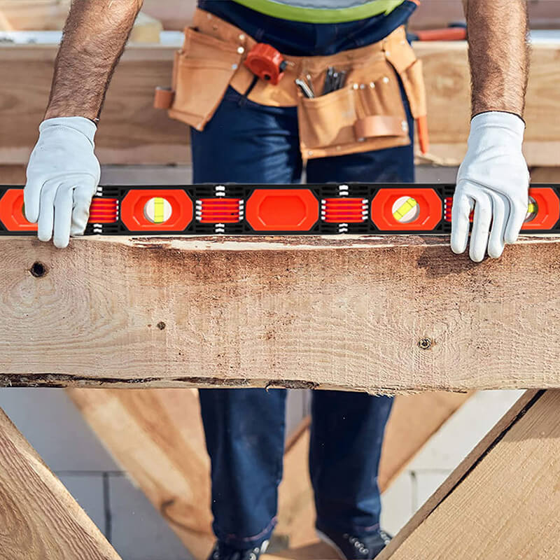 🌞Fris De Lente In Met 50% Korting!🛠️Opvouwbare 5-in-1 Waterpas-Liniaal – Magnetisch, Precies & Draagbaar, Voor Hoeken, Trappen & Complexe Metingen - Image 3
