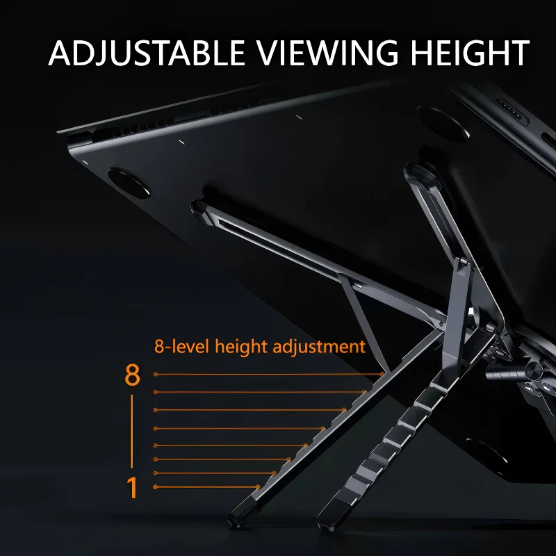 🎉Nieuwjaars Cadeau 50% KORTING!📱4-in-1 Multifunctionele Magnetische Apparaatstandaard: Aluminiumlegering – Draagbaar, Verstelbaar & Stabiel Voor Telefoon/Tablet/Laptop! - Image 7