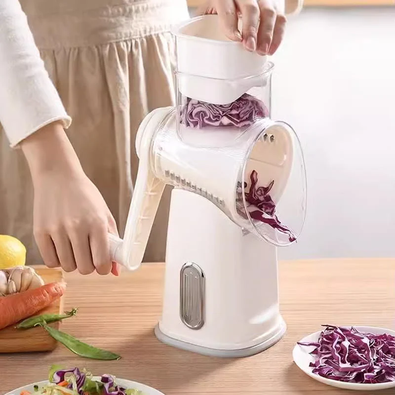 🌞Fris De Lente In Met 50% Korting!🥗 5-in-1 Draaibare Groenteschaaf met Handvat – Snel & Moeiteloos Bereiden van Groenten! - Image 3