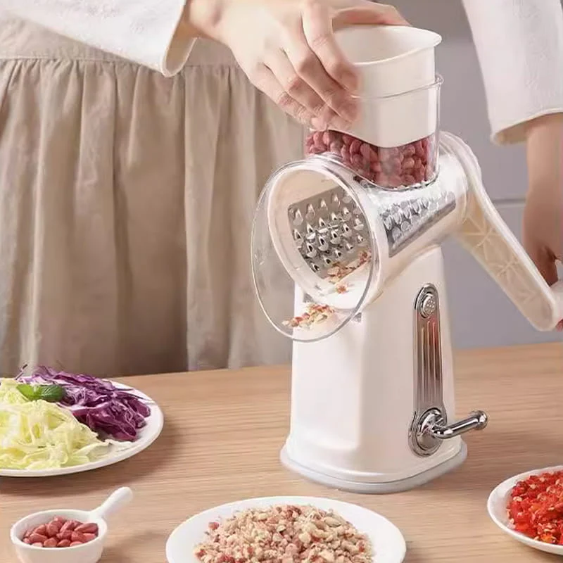 🌞Fris De Lente In Met 50% Korting!🥗 5-in-1 Draaibare Groenteschaaf met Handvat – Snel & Moeiteloos Bereiden van Groenten! - Image 5