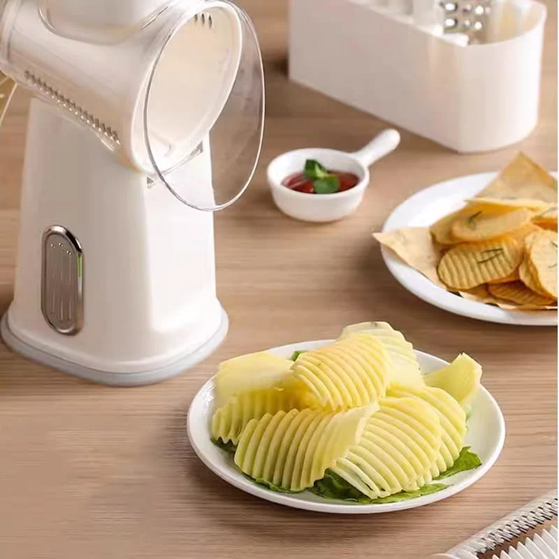🌞Fris De Lente In Met 50% Korting!🥗 5-in-1 Draaibare Groenteschaaf met Handvat – Snel & Moeiteloos Bereiden van Groenten! - Image 6