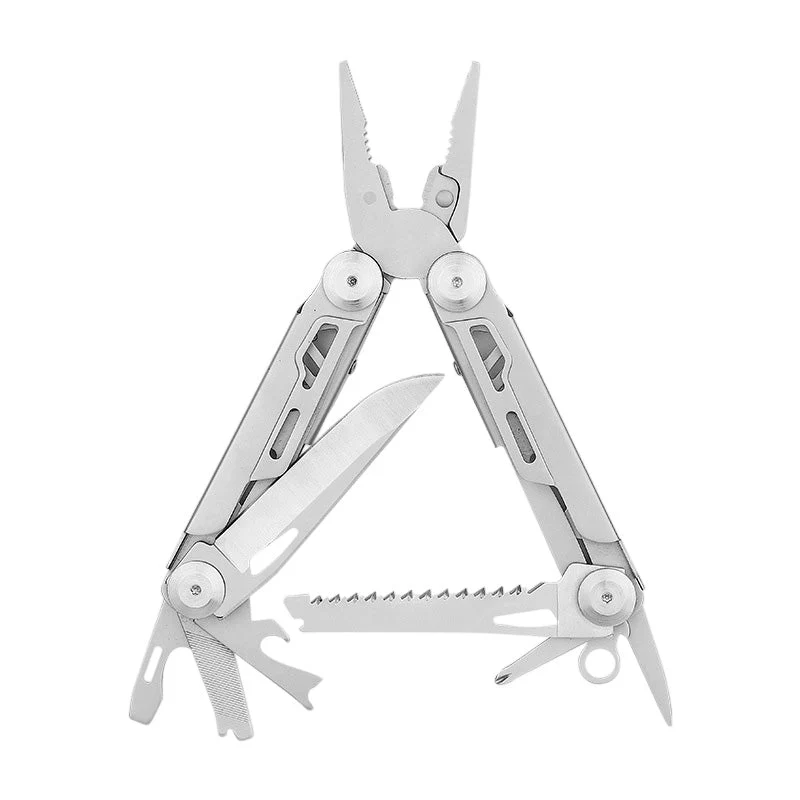 ✨ 12-in-1 Roestvrijstalen Opvouwbare Multitooltang – Alles-in-één Gadget, Duurzaam Staal & Compact Design (Perfect voor Outdoor & Thuis Reparaties!) - Image 11