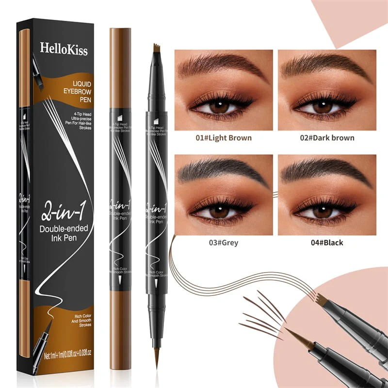 👁️ 2-In-1 Waterdichte Langdurige Oogpotlood - Perfecte Wenkbrauwen & Eyeliner! - Image 10