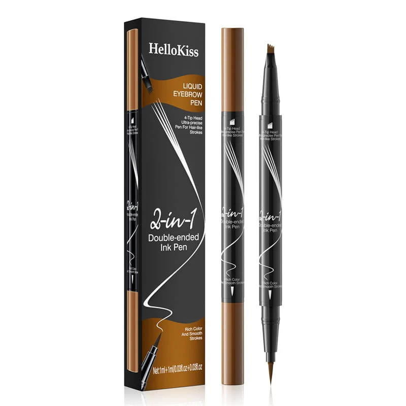 👁️ 2-In-1 Waterdichte Langdurige Oogpotlood - Perfecte Wenkbrauwen & Eyeliner! - Image 12