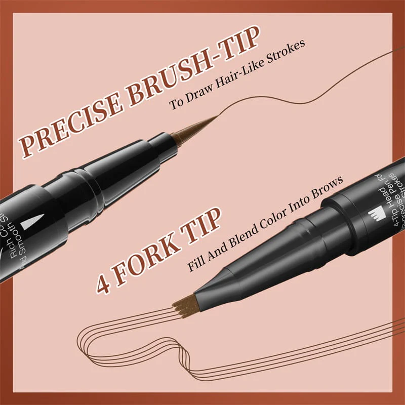 👁️ 2-In-1 Waterdichte Langdurige Oogpotlood - Perfecte Wenkbrauwen & Eyeliner! - Image 8