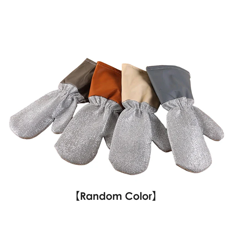 🎄Kerstdeal ALTIJD 50% KORTING!🧼Krasvrije Staaldraad Afwashandschoenen: Waterdicht + Hittebestendig – Efficiënt Schoonmaken Zonder Krassen！ - Image 2