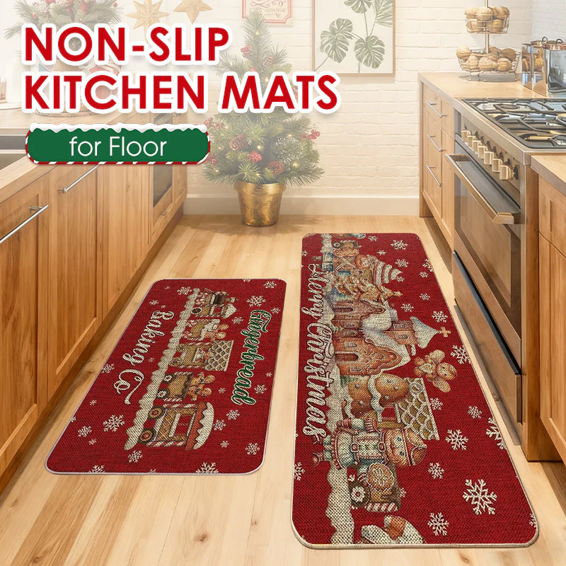 🎄❄️ Antislip Kerst Keukenmatten – Feestelijke Sneeuwpop Ontwerp, Duurzaam & Veelzijdig (Kerstdecoratie voor Keuken & Hal!)