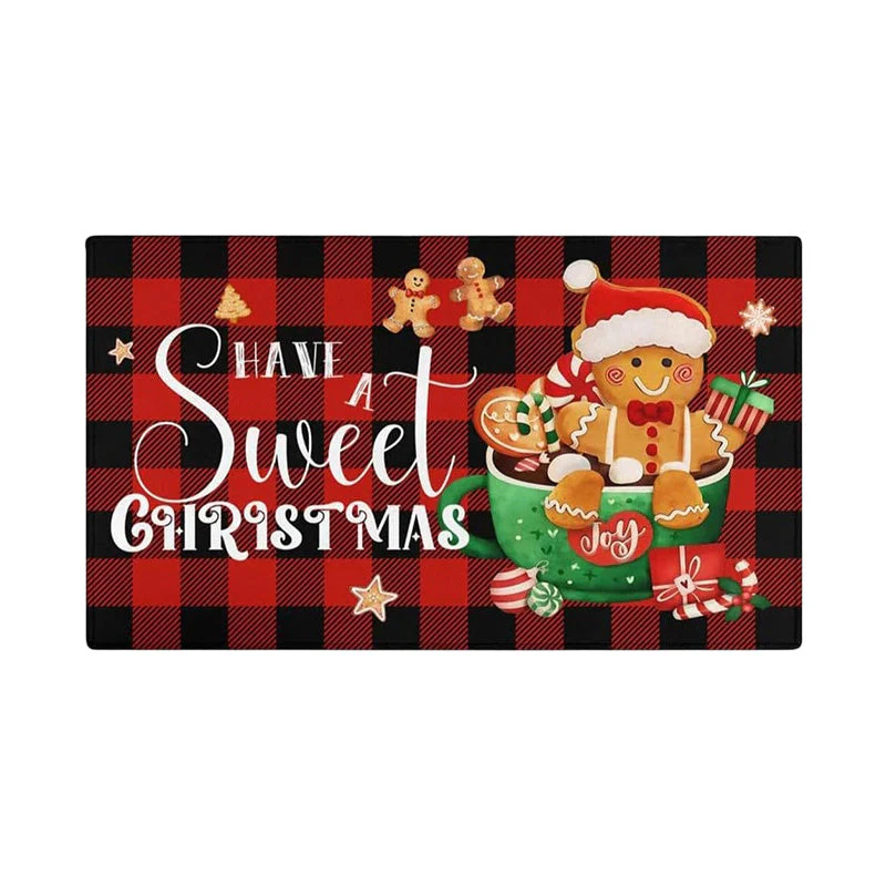 🎄❄️ Antislip Kerst Keukenmatten – Feestelijke Sneeuwpop Ontwerp, Duurzaam & Veelzijdig (Kerstdecoratie voor Keuken & Hal!) - Image 10