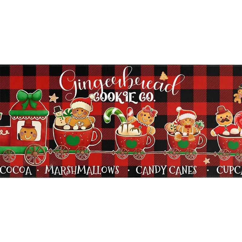 🎄❄️ Antislip Kerst Keukenmatten – Feestelijke Sneeuwpop Ontwerp, Duurzaam & Veelzijdig (Kerstdecoratie voor Keuken & Hal!) - Image 22