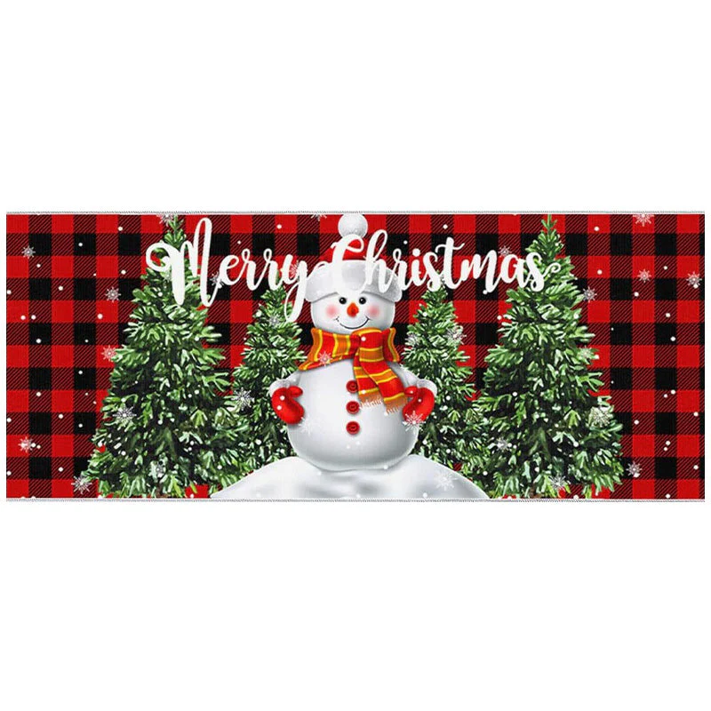 🎄❄️ Antislip Kerst Keukenmatten – Feestelijke Sneeuwpop Ontwerp, Duurzaam & Veelzijdig (Kerstdecoratie voor Keuken & Hal!) - Image 27